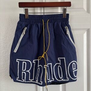 Rhude Logo Shorts Blue Size M‎